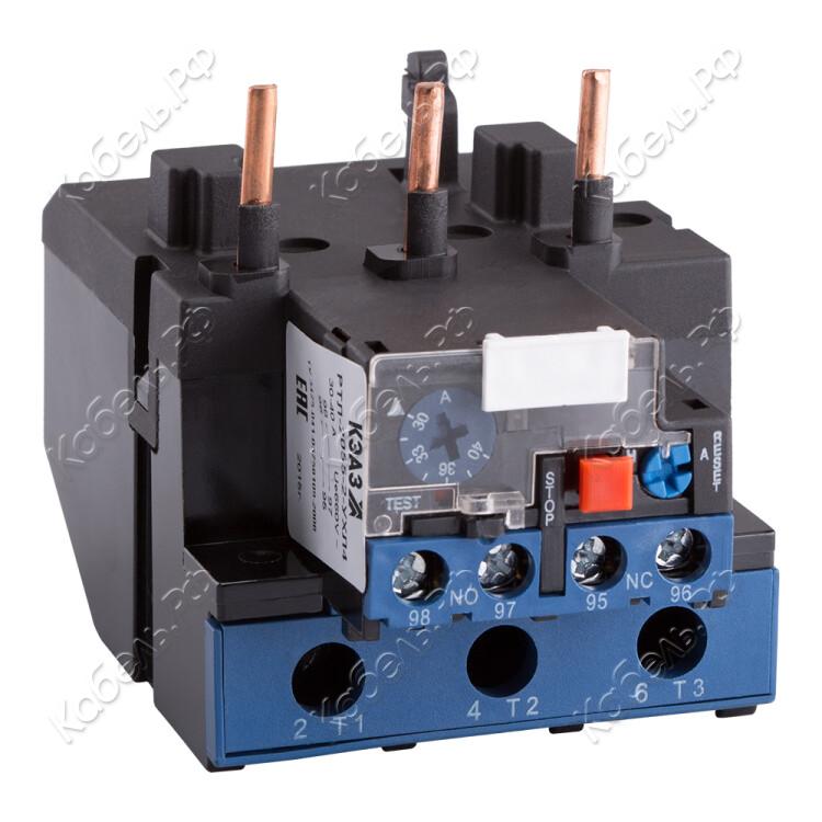 Изображение товара Реле перегрузки тепловое РТЛ 2057 2 100А УХЛ4 КЭАЗ 110755