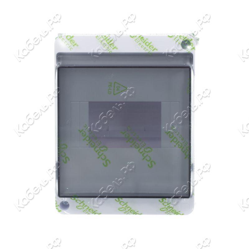 Изображение товара Бокс навесной ОП Systeme Electric City9 Box XS 6мод. с прозр. дверцей EZ9EAB106