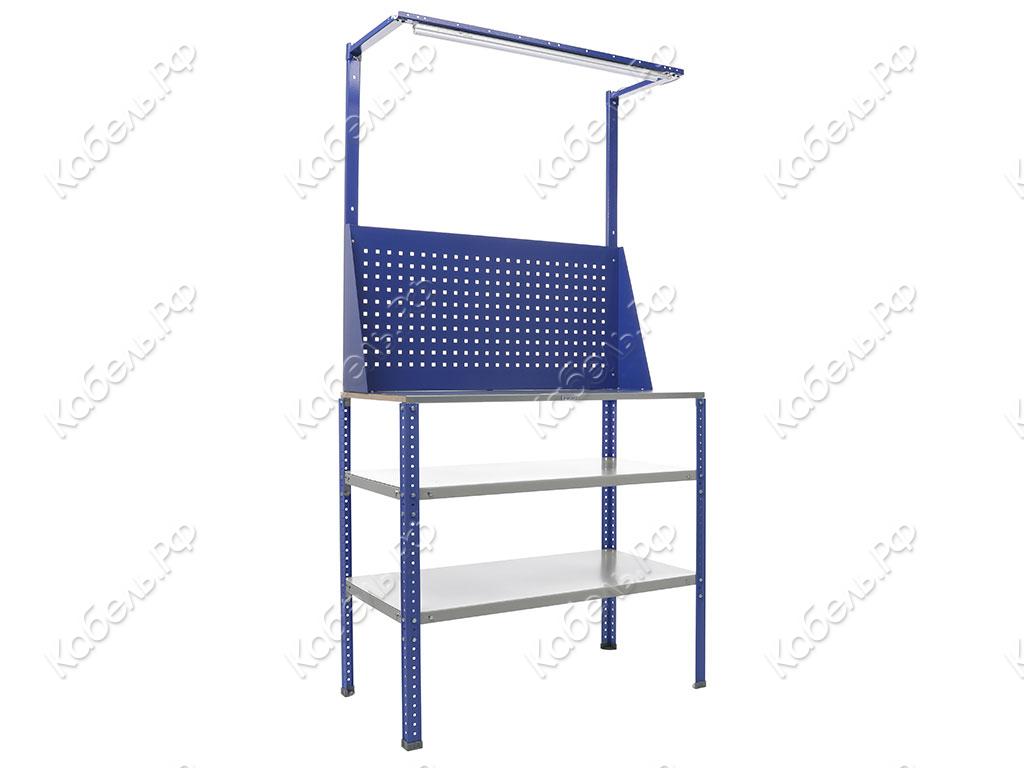 Изображение товара Верстак Garage №115 ПРАКТИК К30399501346 с полками и защитным экраном