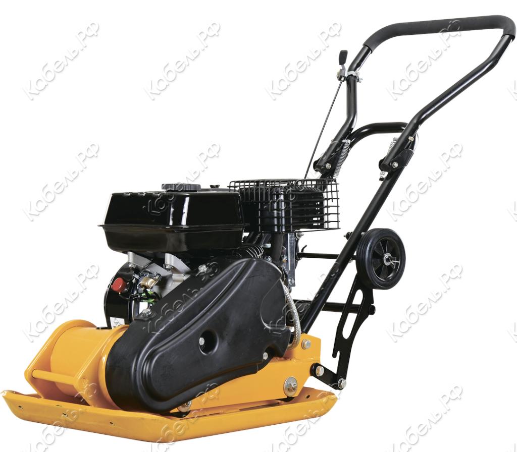 Изображение товара Бензиновая виброплита KR-PC63 Кратон для укладки дорог и уплотнения грунта