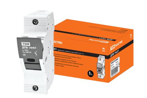 Изображение товара Держатель плавких вставок ДПВ 14х51 1П TDM Electric SQ0216-0004