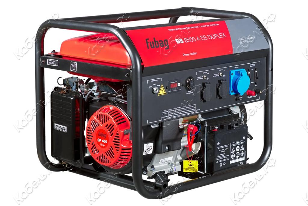 Изображение товара Бензиновая электростанция Fubag BS 8500 A ES DUPLEX с электростартером 8 кВт
