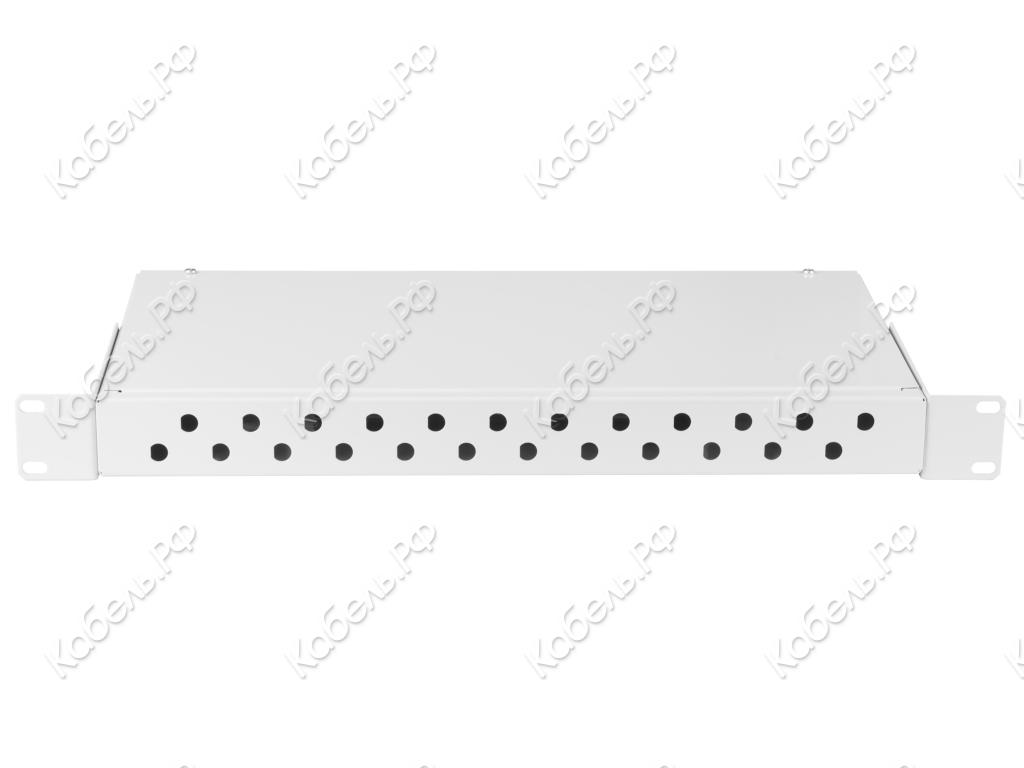 Изображение товара Кросс бокс оптический 19" Essential Line NIKOMAX NMF-RP24FC-WS-ES-1U-GY