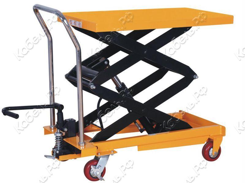 Изображение товара Передвижной гидравлический стол подъемный 500 кг PTS500 (S) TOR