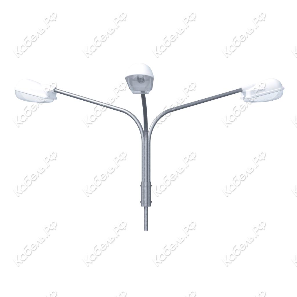 Изображение товара Кронштейн ПЕРЕСВЕТ К3К-2,0-2,5-К110-0,057-(15-180) трехрожковый радиусный для освещения