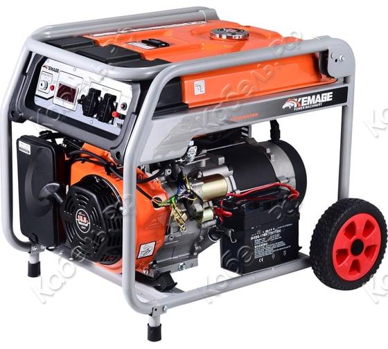 Изображение товара Генератор бензиновый TOR KM9500H 7 кВт 220В электростартер колеса