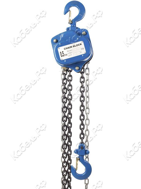 Изображение товара Ручной шестерённый таль TOR 1010536 0,5Т 3м для грузов на складах