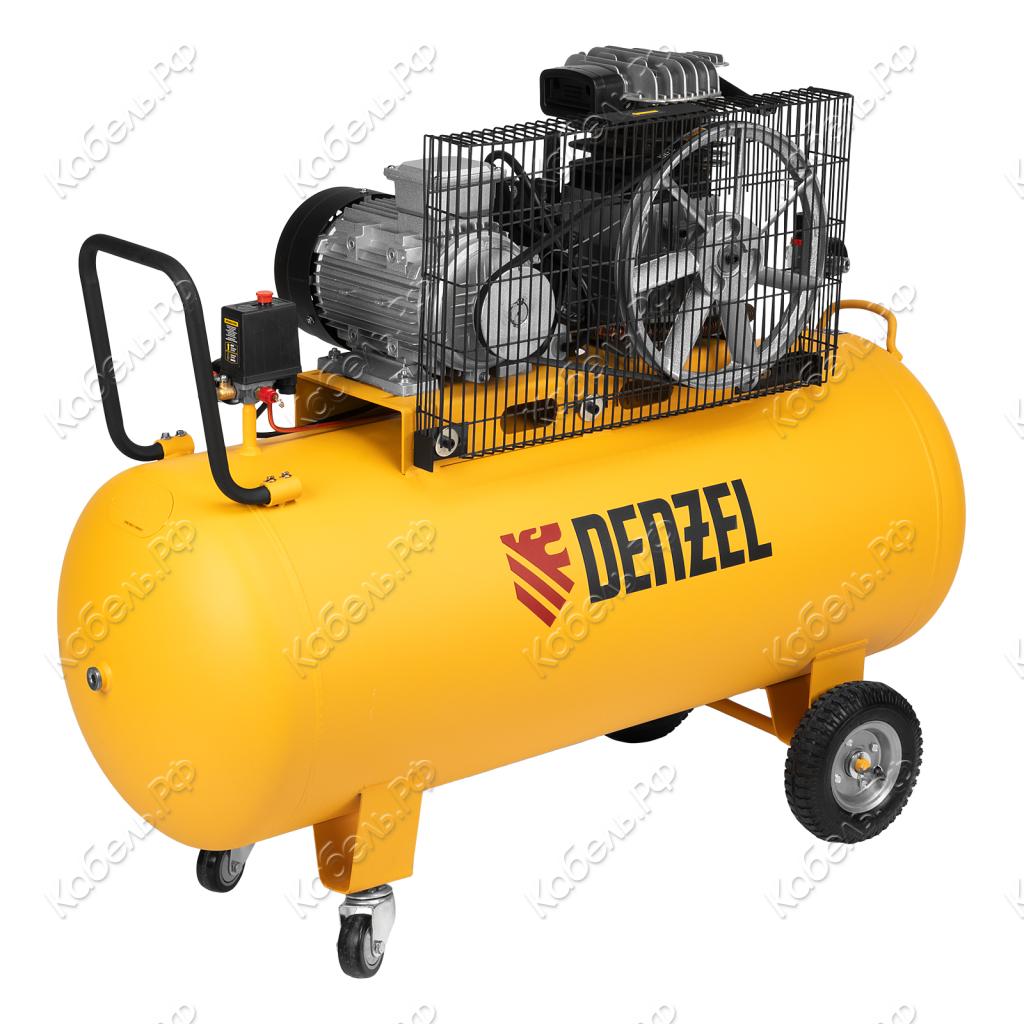 Изображение товара Воздушный компрессор Denzel BCI 3000-T/200 ременной привод 3 кВт 530л/мин 200л