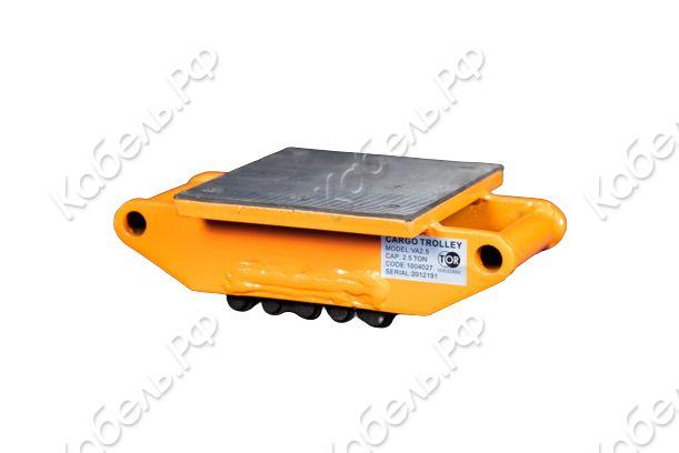Изображение товара Платформа роликовая подкатная VA2.5 2.5т TOR с 12 роликами и вращающейся площадкой