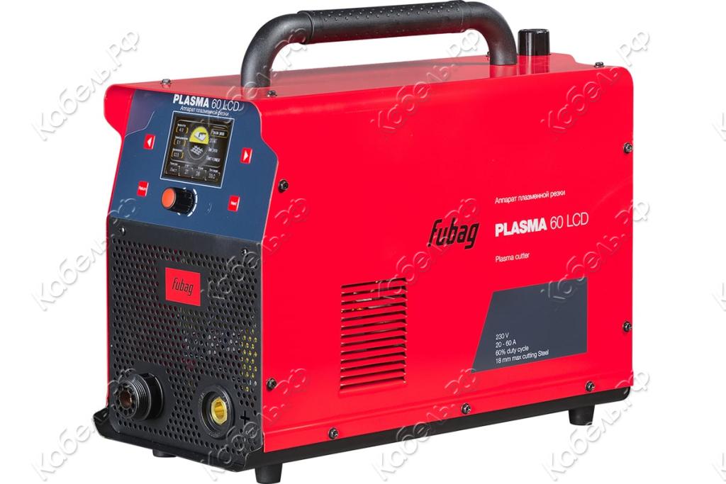 Изображение товара Аппарат плазменной резки Fubag PLASMA 60 LCD + горелка для плазмореза FB P60 6м 46124.1