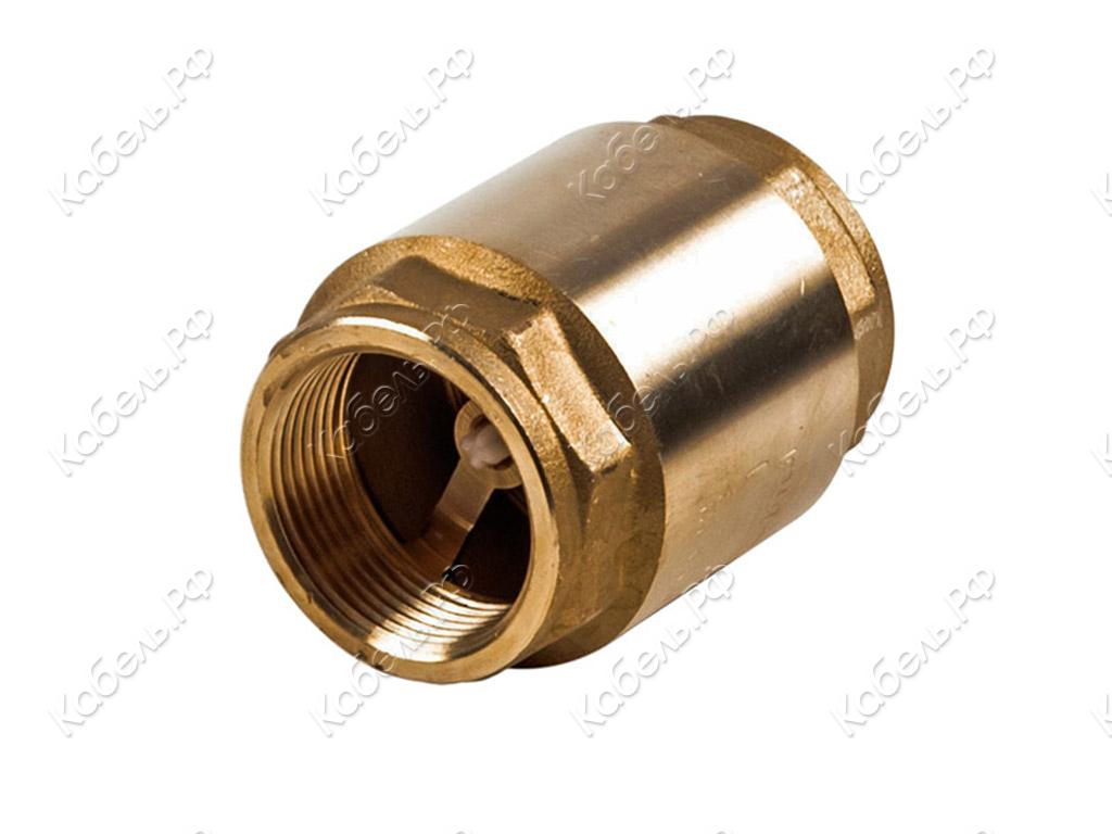 Изображение товара Клапан обратный латунь осевой NRV EF Ду15 Ру25 ВР 1/2" Danfoss 065B8224