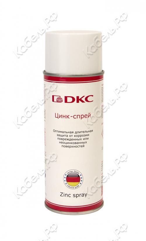 Изображение товара Цинковая краска-спрей DKC 400 мл для обработки металла антикоррозийная