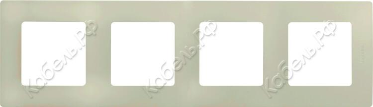 Изображение товара Рамка электромонтажная ETIKA 4-местная слоновая кость Legrand 672514