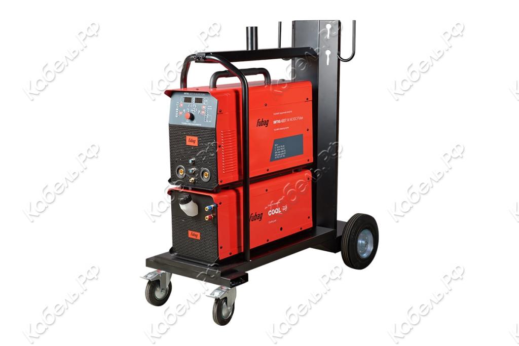 Изображение товара Инвертор сварочный Fubag INTIG 400T W AC/DC PULSE + горелка Cool 70 + тележка