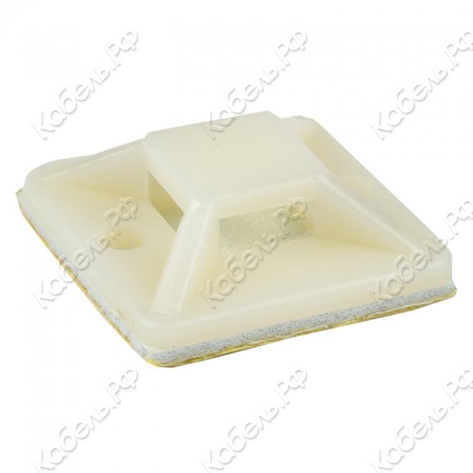 Изображение товара Площадка самоклеящаяся (40х40мм) белая (100шт) PROxima EKF plc-40x40