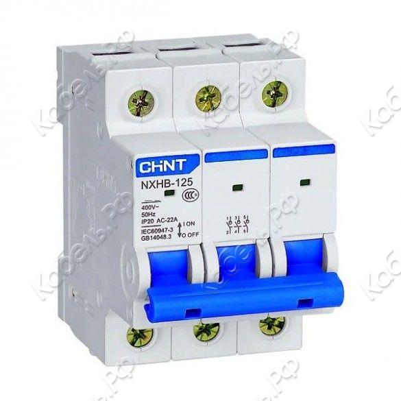 Изображение товара Выключатель нагрузки CHINT 3п 40А NXHB-125 (R) 193182