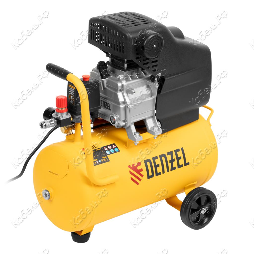 Изображение товара Компрессор воздушный Denzel DC 1500/24 1,5кВт 220л/мин 24л прямой привод