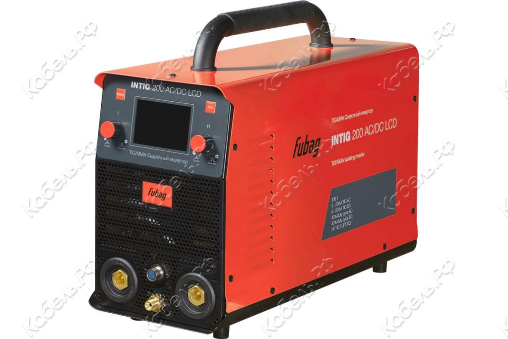 Изображение товара Инвертор сварочный Fubag INTIG 200 AC/DC PULSE LCD + горелка FB TIG 26 5P 4м