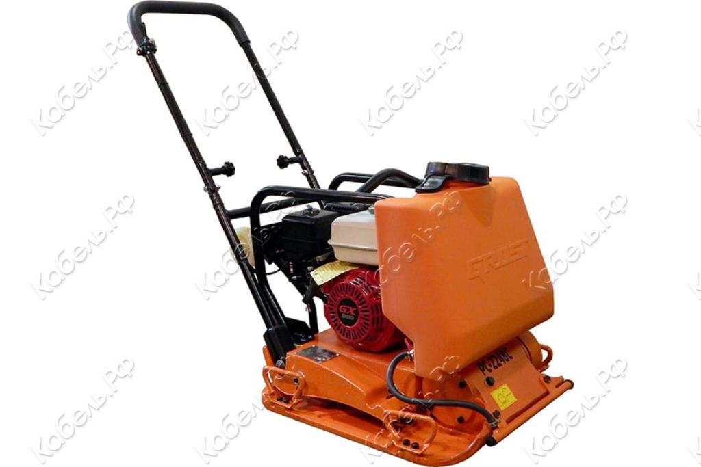 Изображение товара Виброплита поступательного движения GROST PC-2248C для уплотнения грунта и асфальта