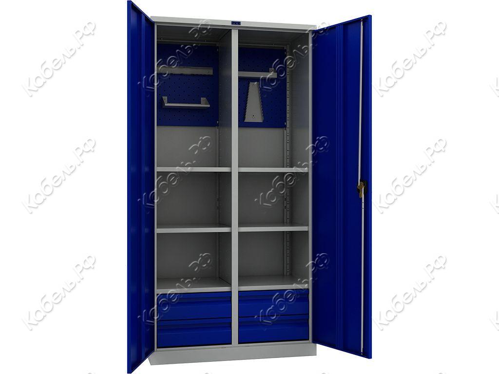 Изображение товара Инструментальный шкаф ПРАКТИК TC-1995-120604 для хранения инструментов и приспособлений