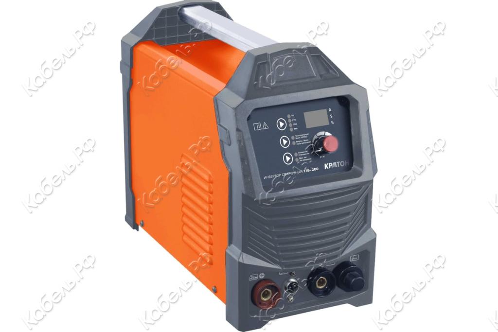 Изображение товара Инвертор сварочный TIG-200 Кратон 3 04 02 029 для TIG и MMA сварки мощный и легкий