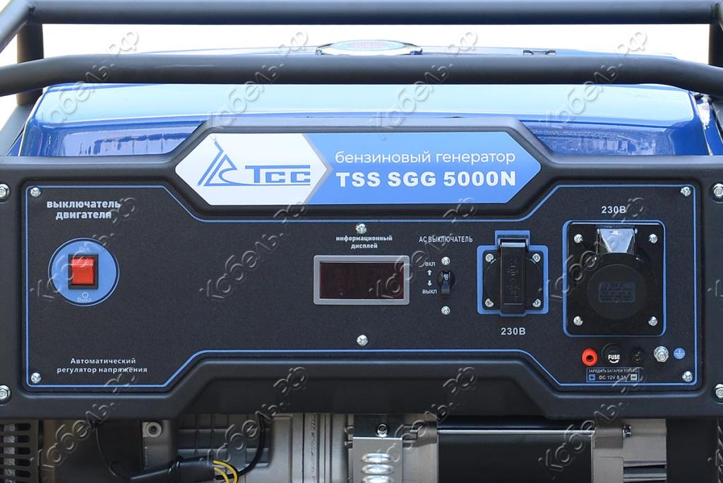 Изображение товара Бензогенератор SGG 5000N ТСС 060007 мощностью 5.5 кВт для дома дачи и стройки