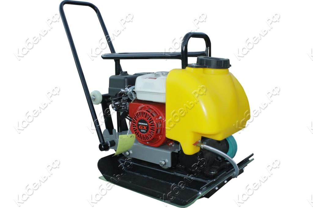 Изображение товара Виброплита С-100 с баком для воды и колесами бренда TeaM