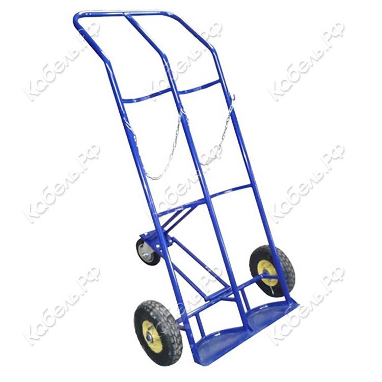 Изображение товара Трехколесная тележка для баллонов ForceMetall КП-2 без колес 0.25 тонны