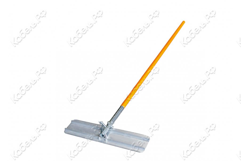 Изображение товара Гладилка по бетону алюминиевая 900мм ручка 2,4-4,8м Промышленник ГЛ900