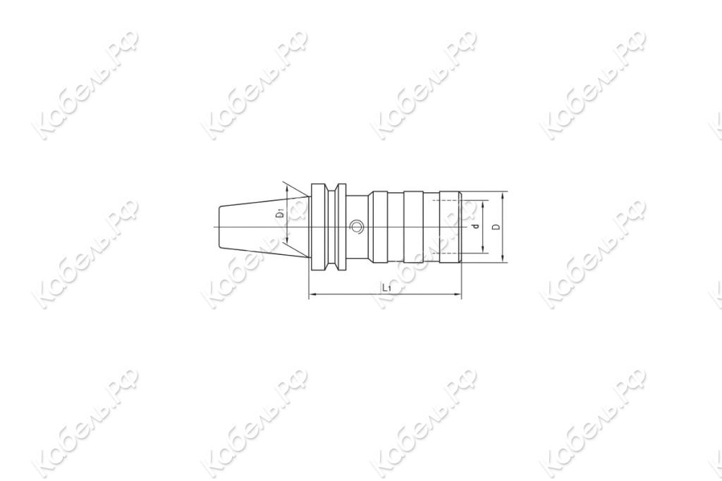 Изображение товара Патрон резьбонарезной 7/24 BT50 MAS 403-BT для метчиков М5-М24 SOVIS 26139