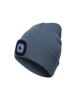Фонарь-шапка 130Лм 3 режима 300мАч с клипсой синяя КОСМОС KOCHat_b