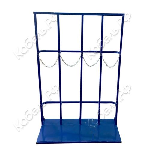 Изображение товара Стойка для баллонов с кислородом, углекислотой и ацетиленом ForceMetall СГ-4