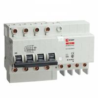 Дифференциальный автомат АД-4S 40А/100мА (хар-ка C тип AC) 4,5кА EKF DA4-40-100S