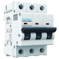 Автоматический выключатель HGD63-N 4PMCS0000C 00063 4 полюса 63А ток к.з. 6kA хар-kA C (DELUXE) HYUNDAI