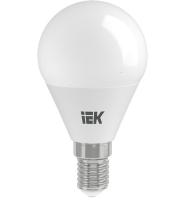 Лампа светодиодная LED 9вт Е14 4000К матовый шар ECO (10шт/уп) IEK LLE-G45-9-230-40-E14