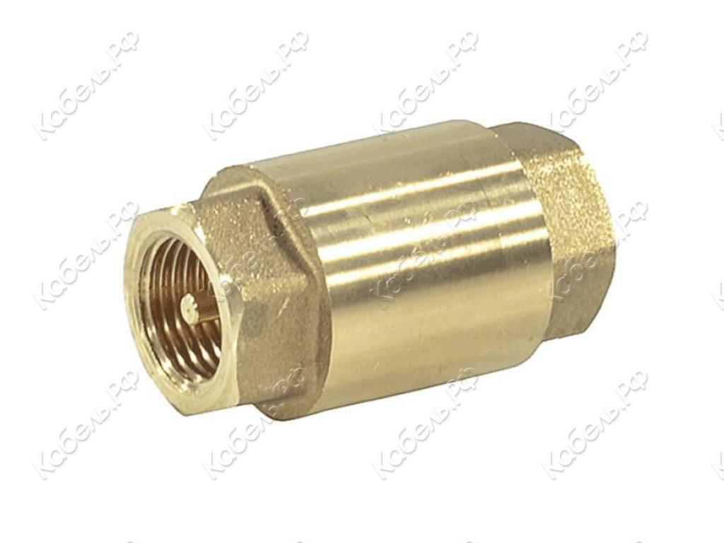 Изображение товара Обратный клапан латунь осевой R60 Ду20 Ру35 3/4" Giacomini R60Y034