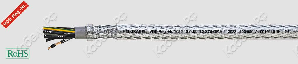 Изображение товара Кабель SY-JZ 3G2,5 TRANS Helukabel 12078 изолированный медный с 3 жилами с плотной оплеткой для про