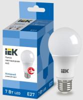 Лампа светодиодная LED 7вт Е27 6500К ECO (10шт/уп) IEK LLE-A60-7-230-65-E27