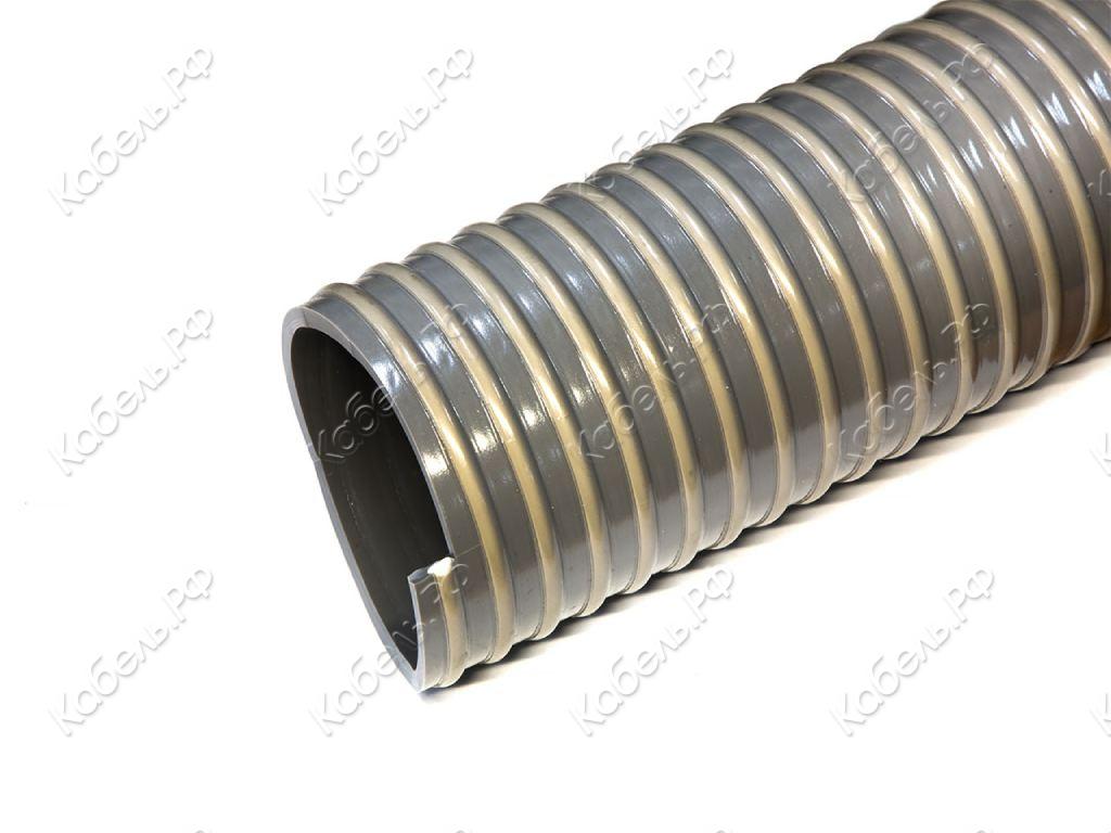 Изображение товара Шланг ассенизаторский морозостойкий ПВХ 76 мм серый 100SM напорно-всасывающий