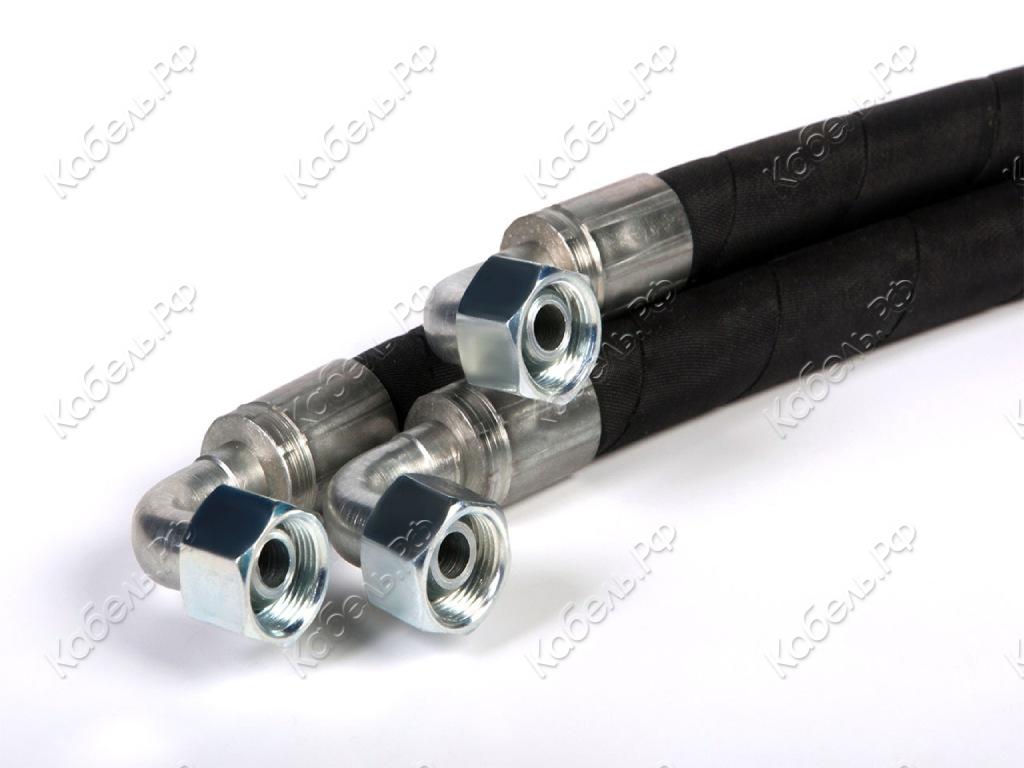 Изображение товара Рукав высокого давления РВД 12-2SN S24 DK М20х1.5 27.5МПа 0-90