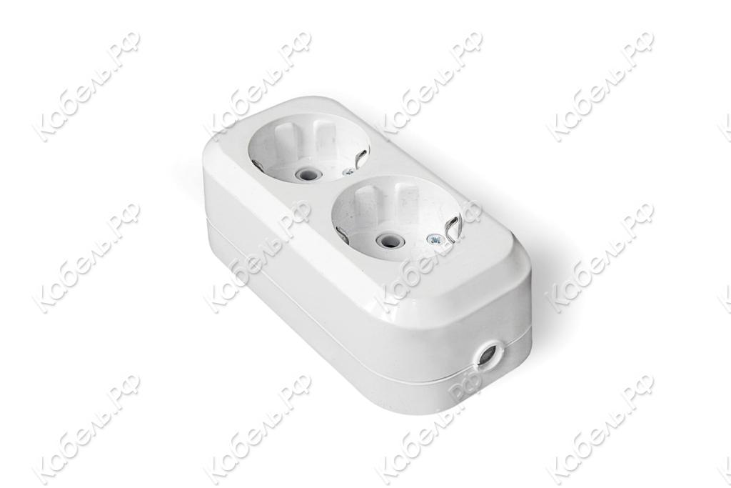 Изображение товара Колодка розеточная для удлинителя UNIVersal ИОНЫЧ 2 гнезда надежная бытовая модель