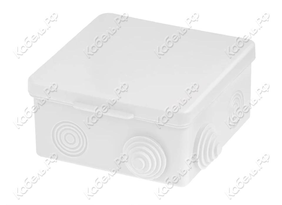 Изображение товара Коробка распаячная TDM Electric ОП 80х80х50мм IP54 7вх. белый SQ1401-0922