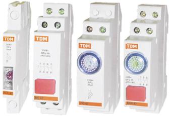 Изображение товара Выключатель кнопочный ВКИ-47 красный (LED) 2НО;1НЗ AC/DC TDM Electric SQ0214-0002