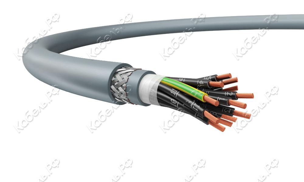 Изображение товара Гибкий экранированный кабель FLEXICORE FD 810 CY 0,6/1 кВ 18G1,5 LappKabel