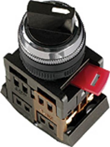 Изображение товара Переключатель АС-22 на 2 фиксир.положения I-O 1з+1р TDM Electric SQ0703-0007
