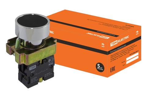 Изображение товара Кнопка BА21 без подсветки черный 1з TDM Electric SQ0704-0037