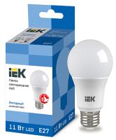 Светодиодная лампа A60 11Вт 230В 6500К E27 (10шт/уп) IEK LLE-A60-11-230-65-E27