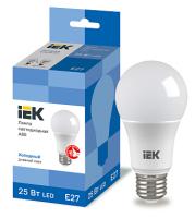 Светодиодная лампа A80 25Вт 230В 6500К E27 (10шт/уп) IEK LLE-A80-25-230-65-E27