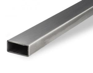 Изображение товара Труба электросварная прямоугольная 80х40х2 шлифованная имп AISI 304 (08Х18Н10) (6м)