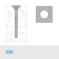 Опора Фундамент МК 640(540)+М30×1000/10
